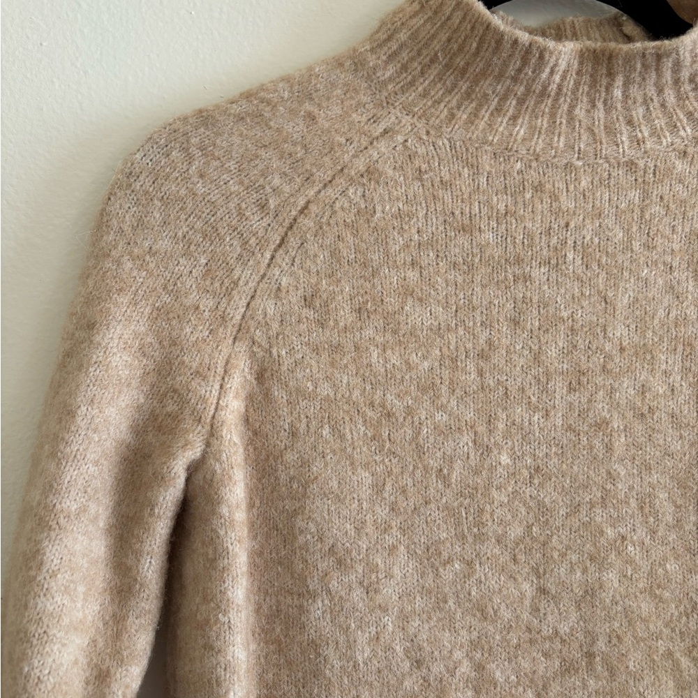 Banana Republic Camel Turtleneck Wool-Blend Sweater - Picture 2 of 4